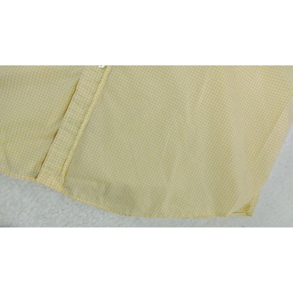 POLO‎ RALPH LAUREN MEN'S CLASSIC FIT 100% COTTON SHIRT YELLOW CHECK SIZE XL